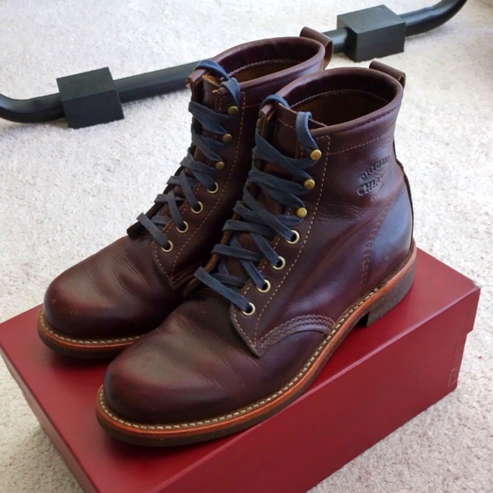 Chippewa Collection Men's 6-Inch Service Utility Boot 7.5D Made in USA